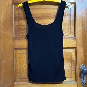 Madewell Classic Black Tank Top 100% Viscose